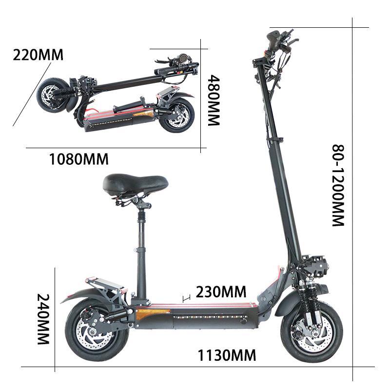 Kraftfull el scooter upp till 80 KM/H - OLIKA MODELLER